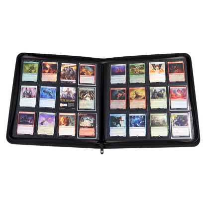 Classeur zippé de qualité supérieure à 12 pochettes