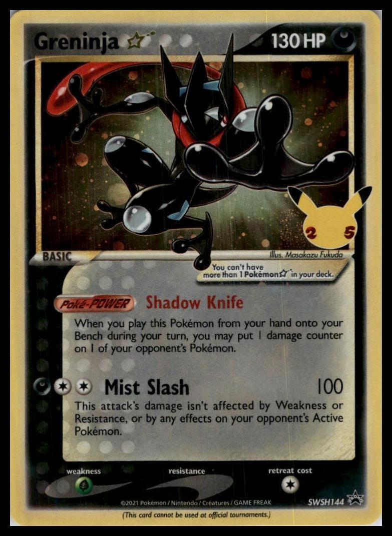 Greninja Star Promo SWSH144 SWSH: Sword & Shield Promo Cards Pokémon 000097