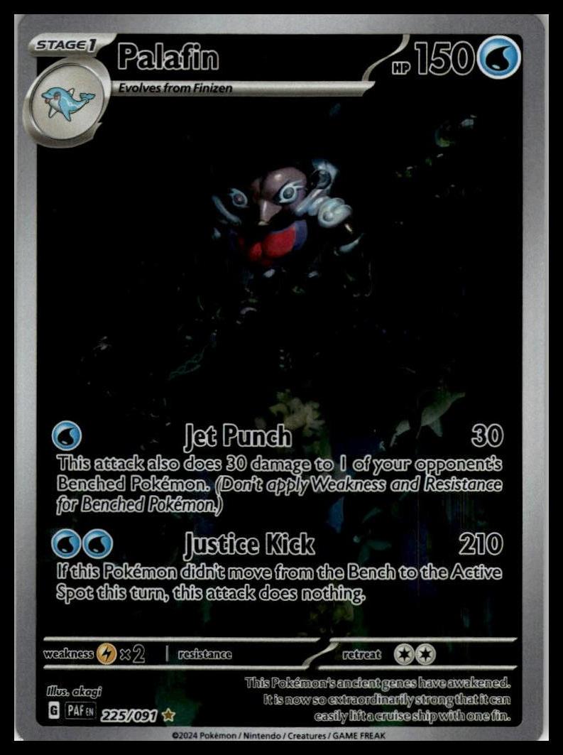 Palafin 225/091 SV: Paldean Fates Pokemon 000202
