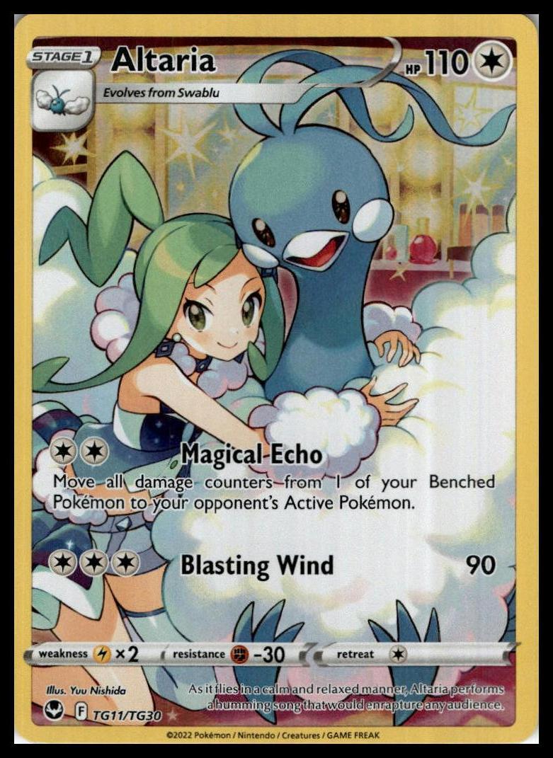 Altaria Ultra Rare TG11/TG30 SWSH12: Silver Tempest Trainer Gallery Pokemon 000206
