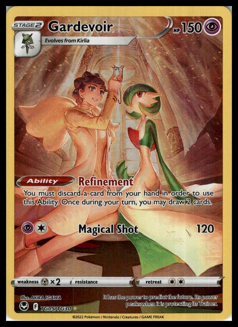Gardevoir Ultra Rare TG05/TG30 SWSH12: Silver Tempest Trainer Gallery Pokemon 000211