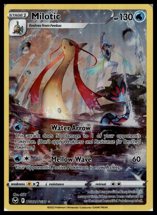 Milotic Ultra Rare TG02/TG30 SWSH12: Silver Tempest Trainer Gallery Pokemon 000216