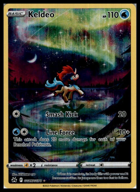 Keldeo Ultra Rare GG07/GG70 Crown Zenith: Galarian Gallery Pokemon 000220