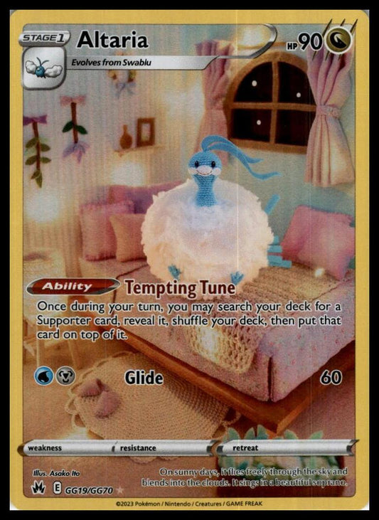 Altaria Ultra Rare GG19/GG70 Crown Zenith: Galarian Gallery Pokemon 000230