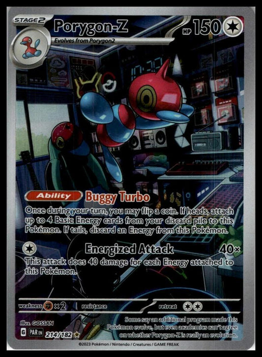 Porygon-Z 214/182 SV04: Paradox Rift Pokemon 000242