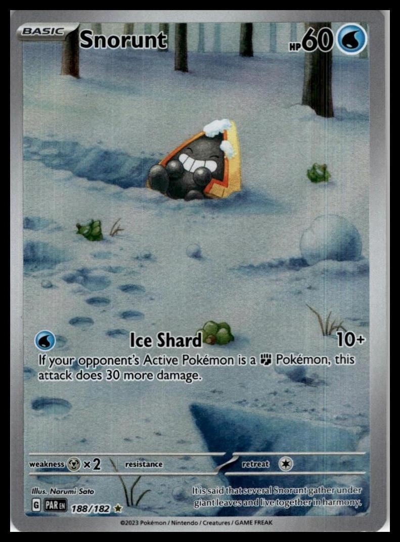 Snorunt 188/182 SV04: Paradox Rift Pokemon 000246