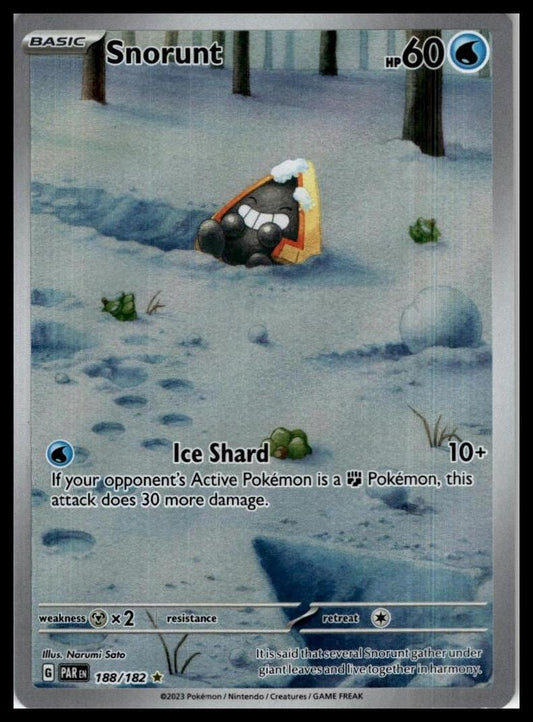 Snorunt 188/182 SV04: Paradox Rift Pokemon 000246