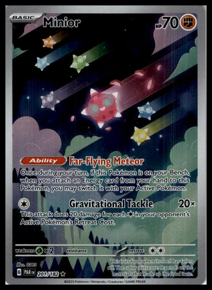 Minior 201/182 SV04: Paradox Rift Pokemon 000248