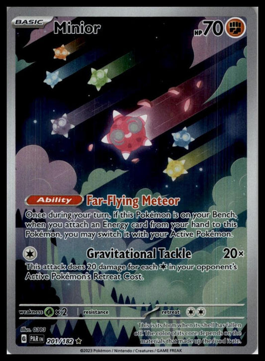 Minior 201/182 SV04: Paradox Rift Pokemon 000248