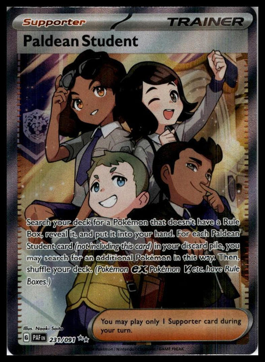 Paldean Student Ultra Rare 231/091 SV: Paldean Fates Pokemon 000249