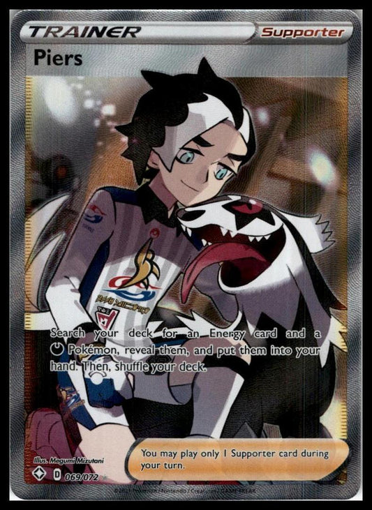 Piers (Full Art) Ultra Rare 069/072 Shining Fates Pokemon 000250