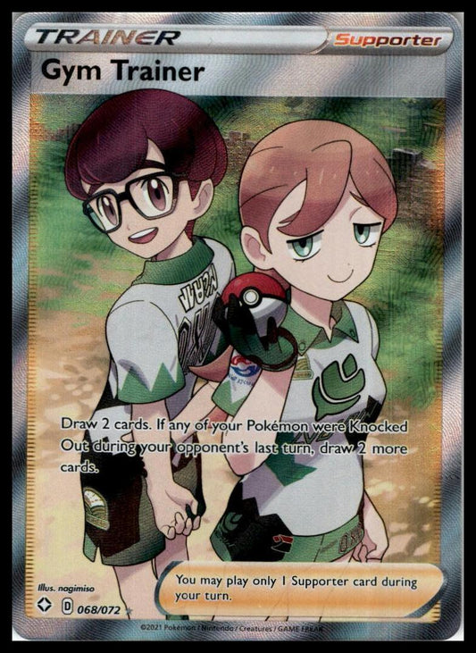 Gym Trainer (Full Art) Ultra Rare 068/072 Shining Fates Pokemon 000251