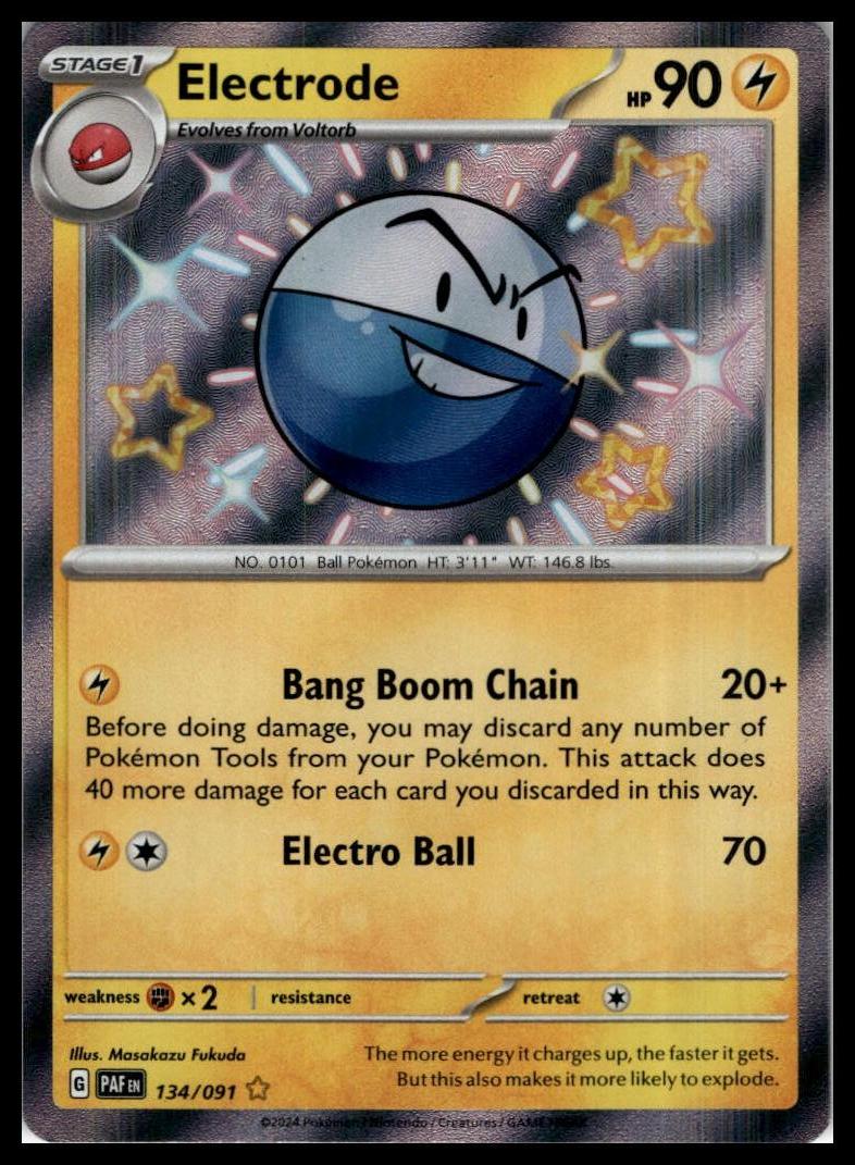 Electrode 134/091 SV: Paldean Fates Pokemon 000267