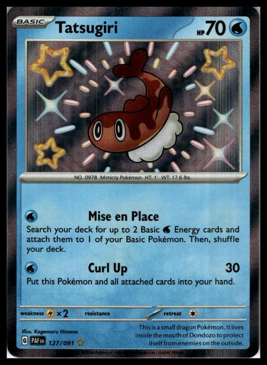 Tatsugiri 127/091 SV: Paldean Fates Pokemon 000268