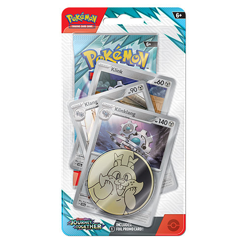 Pokémon TCG:  Journey Together Klinklang Premium Checklane Blister *PRE-ORDER