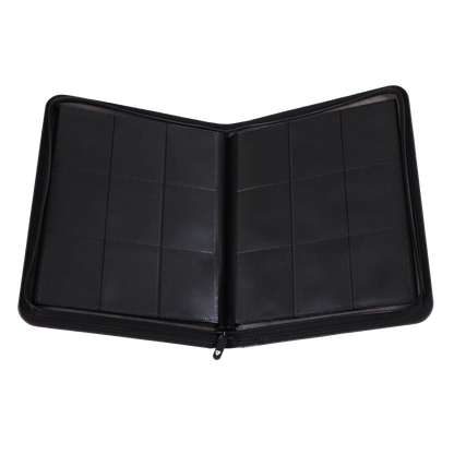Classeur zippé haut de gamme à 9 pochettes