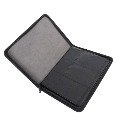 Classeur zippé de qualité supérieure à 9 pochettes