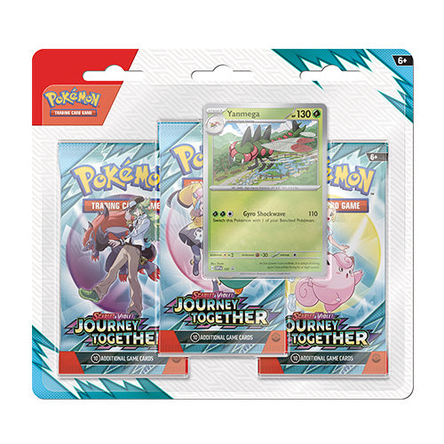 Pokémon TCG:  Journey Together Yanmega 3 Pack Blister *PRE-ORDER