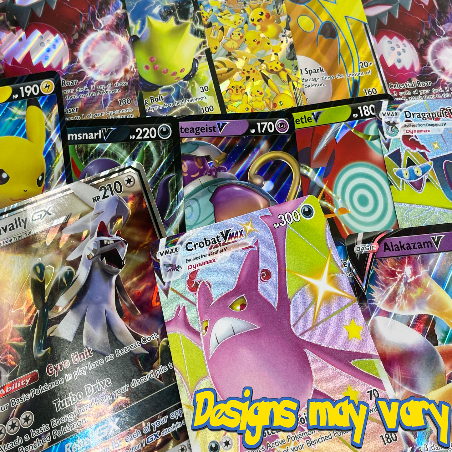 Cartes Pokémon géantes surdimensionnées x2