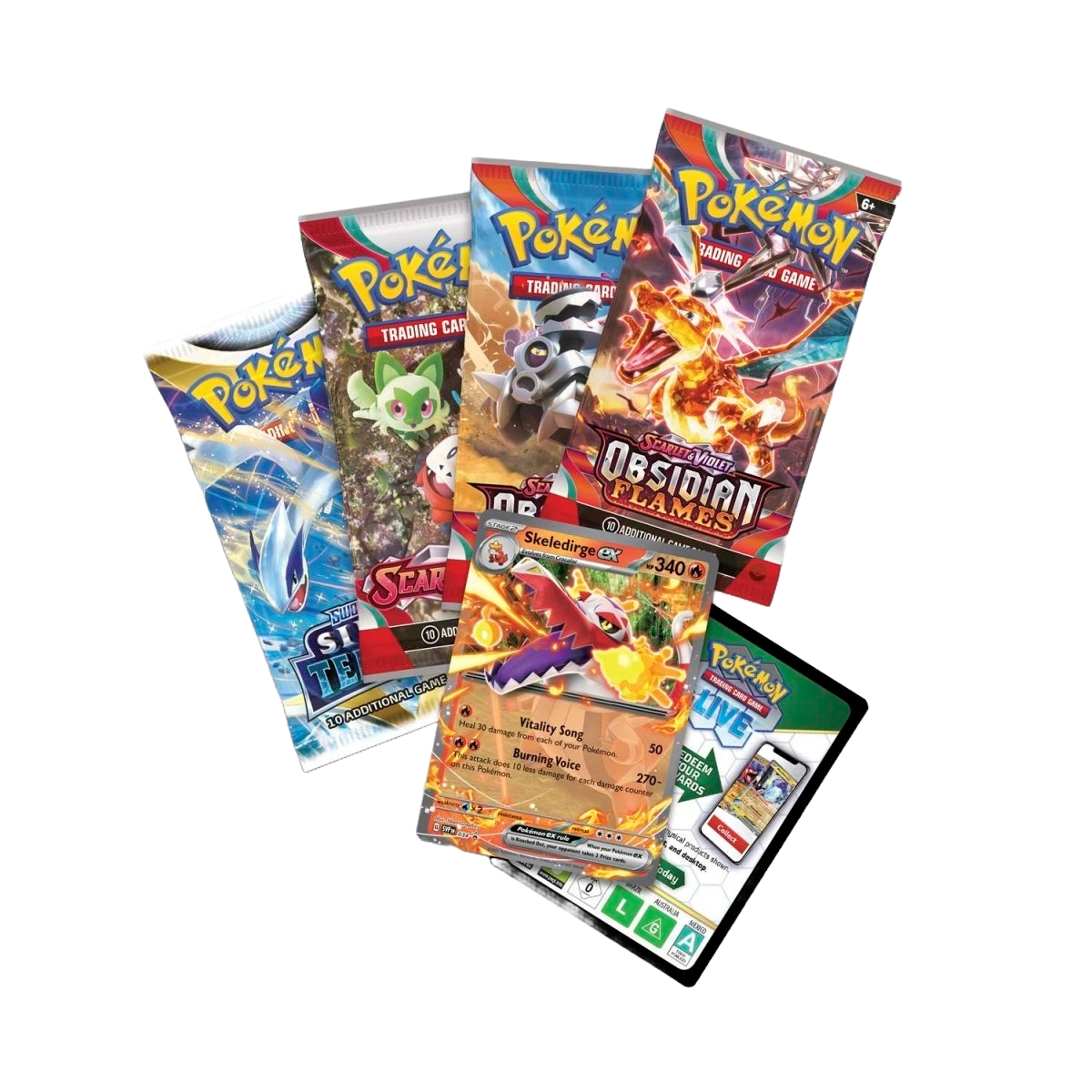 Pokémon Paldea Partners Tin (Skeledirge ex)
