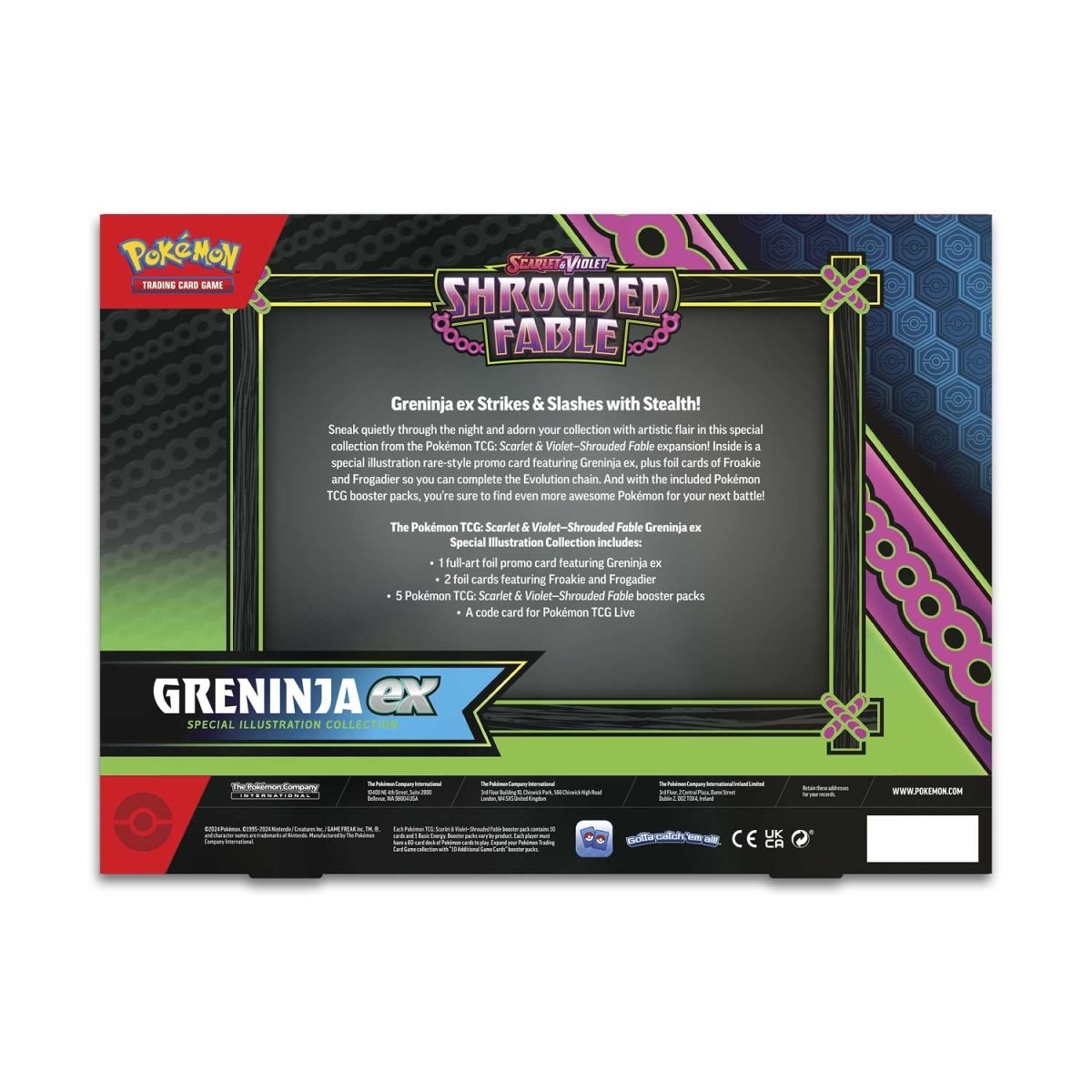 Pokémon Shrouded Fable Greninja ex Special Illustration Collection