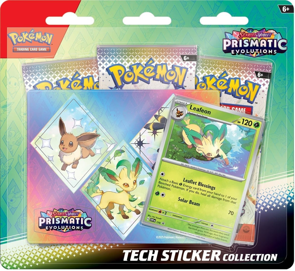Pokémon TCG: Prismatic Evolutions Tech Sticker Collection (Set of 3)
